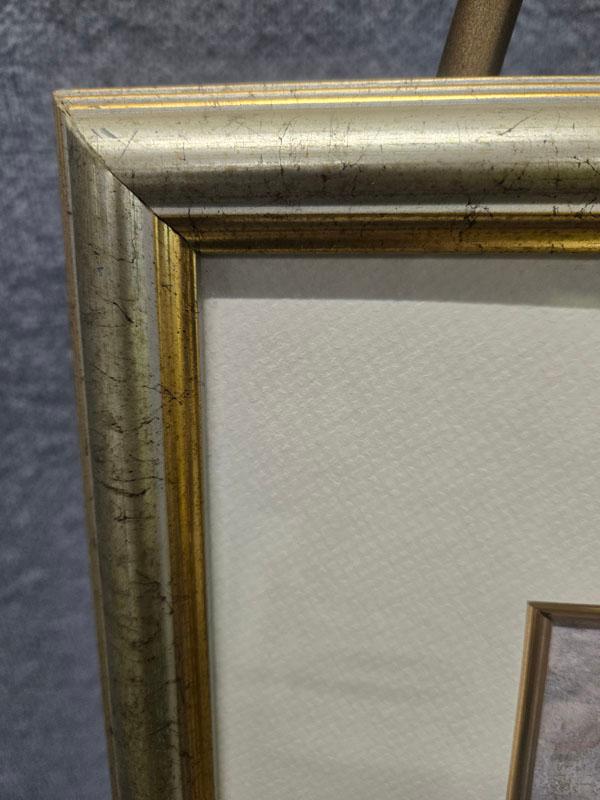 FRAMED JOHN PARRISH "SPIRIT II" - MAN AND HORSE 18" X 21"