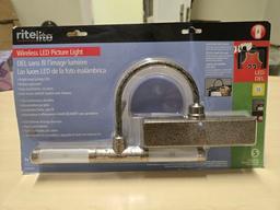 RITE LITE WIRELESS LED PICTURE LIGHT - MODEL LPL602DBZ