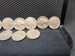 (16) U.S. BUFFALO NICKELS 1923-1929 S MINTS AND MOSTLY NO MINTS