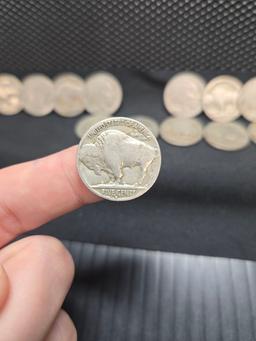 (16) U.S. BUFFALO NICKELS 1923-1929 S MINTS AND MOSTLY NO MINTS
