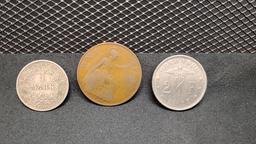 (31) FOREIGN COINS 1863-1962