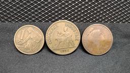 (31) FOREIGN COINS 1863-1962