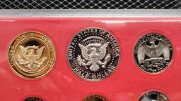 U.S. 1982 PROOF SET WITH 1789 DEPT OF TREASURY COIN