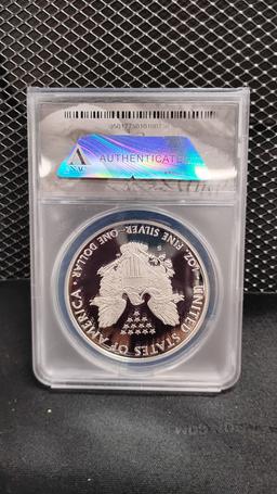(2) 2019-S $1 U.S. SILVER EAGLE FIRST STRIKE COINS # 735 AND 736 OF 985 - PR70