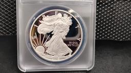 (2) 2019-S $1 U.S. SILVER EAGLE FIRST STRIKE COINS # 735 AND 736 OF 985 - PR70