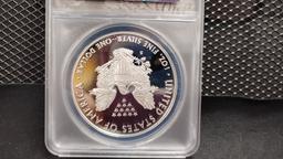 (2) 2019-S $1 U.S. SILVER EAGLE FIRST STRIKE COINS # 735 AND 736 OF 985 - PR70
