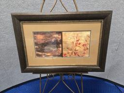 DECORATIVE FRAMED ART 21.5" X 31.5"