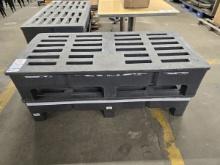 2 PLASTIC DUNNAGE RACKS 59-1/4" X 29-1/4" X 1'