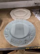 8 ASSORTED PLATES