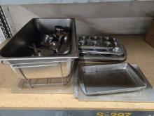 LOT OF MUFFIN TINS AND MISC RESTAURANT