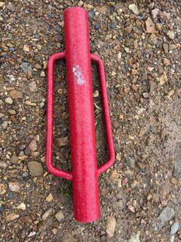 Tractor Supply Post Hole Driver - Red
