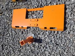 Skid Steer Plate w/ receiver hitch