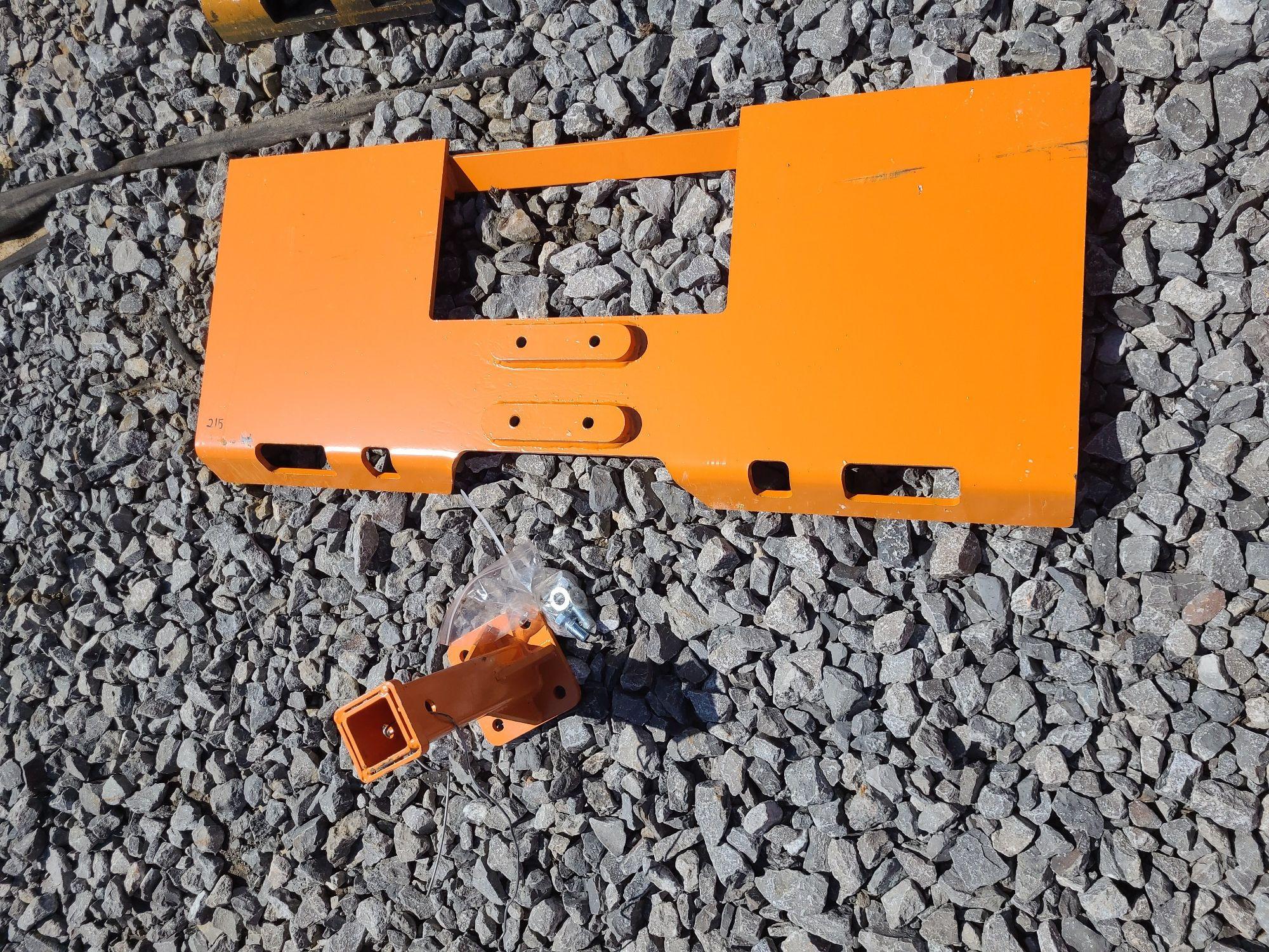 Skid Steer Plate w/ receiver hitch