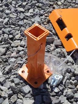 Skid Steer Plate w/ receiver hitch