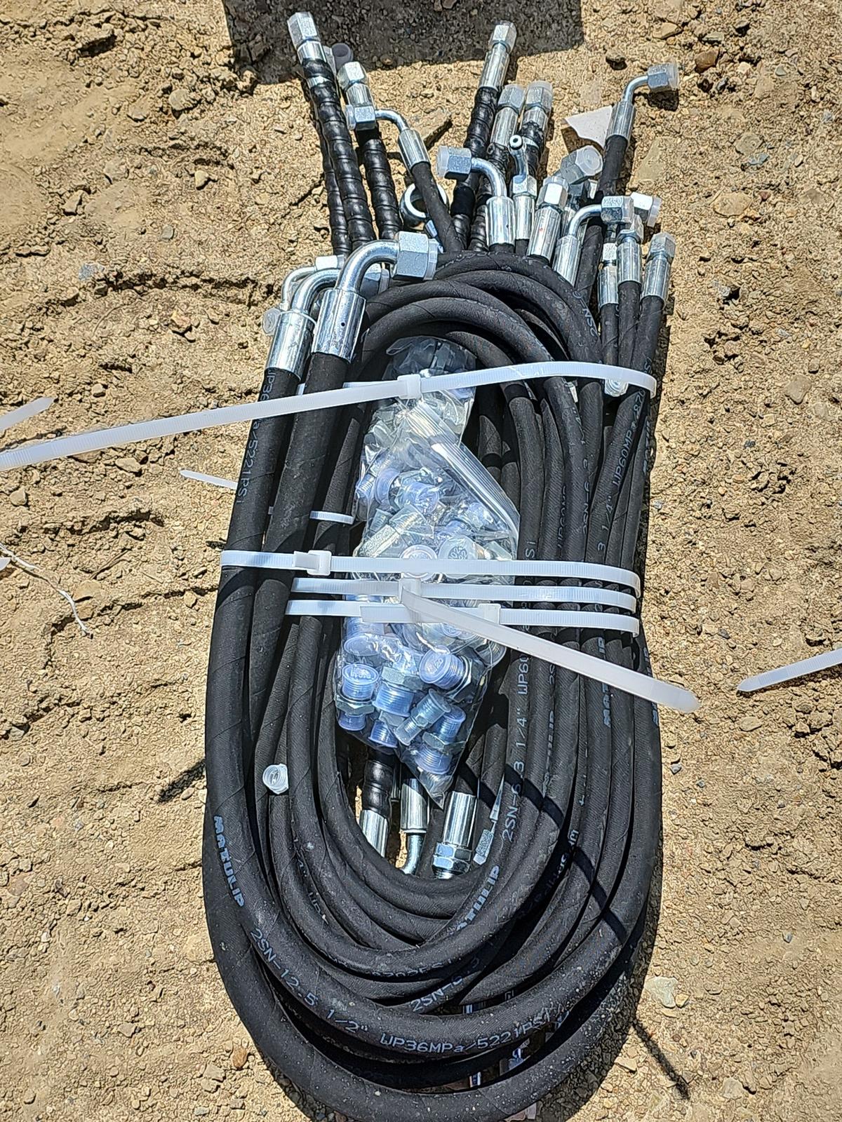 Bundle of Hydraulic Hoses