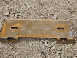 Skid Steer Quick Attach Plate