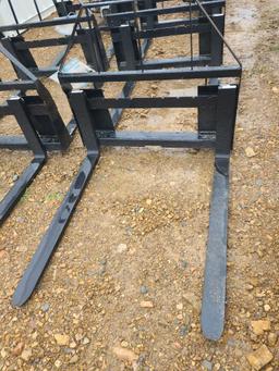 AGT Industrial SAII100 Pallet Forks Skid Steer Attachment