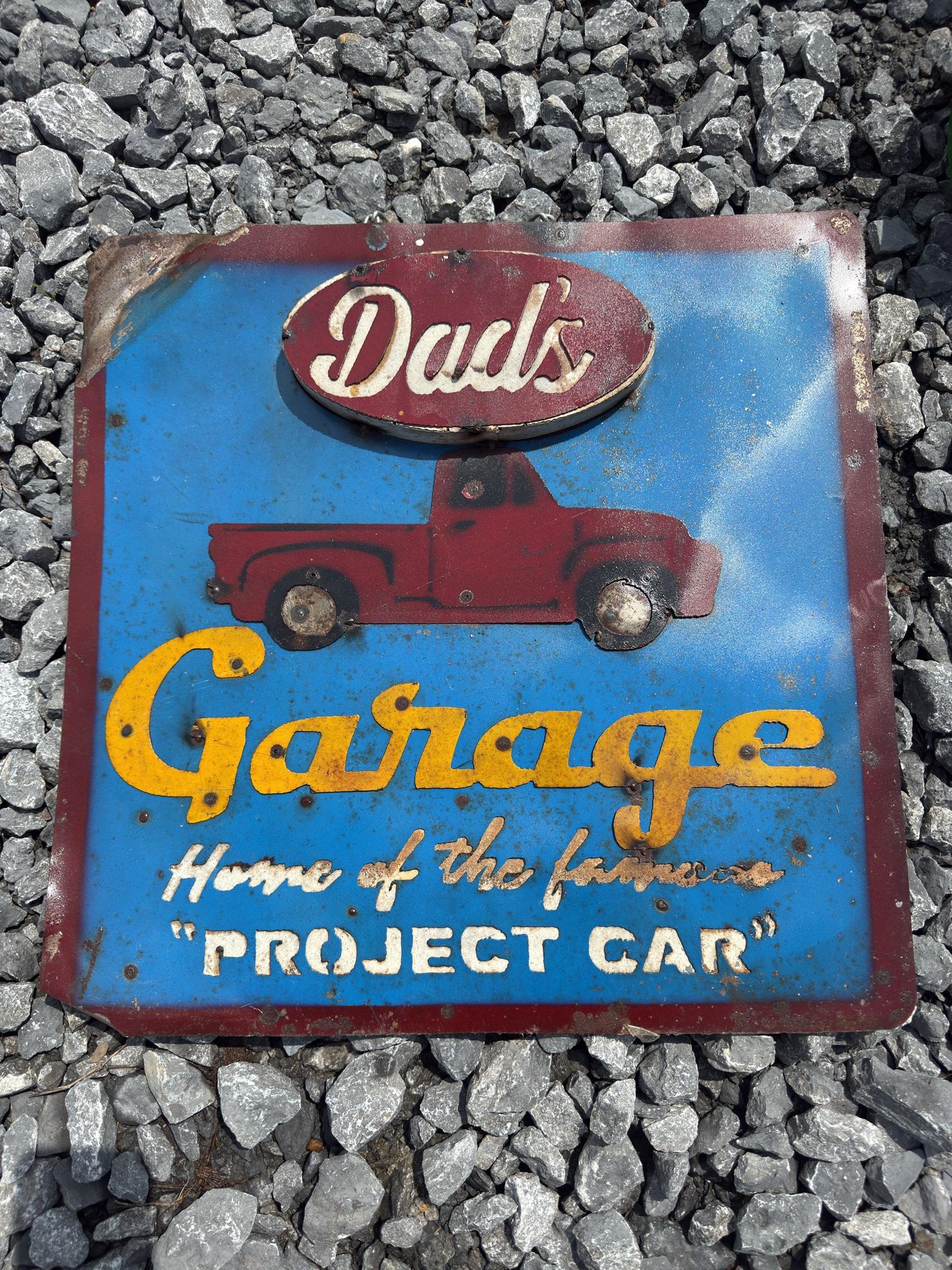 Dads Garage Metal Sign