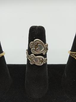 3 Vintage Avon Rings