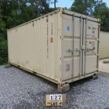 20'x8' High Cube 8'x6" Container, Finished Inside Heat & A/C Unit, Insulate