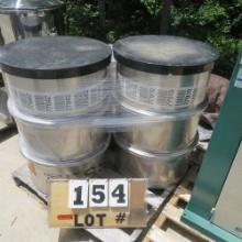 (3) Stainless Steel Barrels