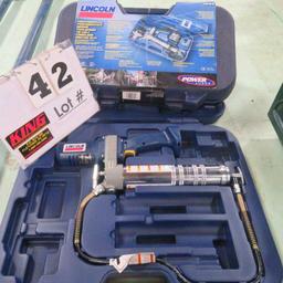 (New in Box) Lincoln 18-Volt Cordless Grease Gun w/12-Volt Lincoln Cordless