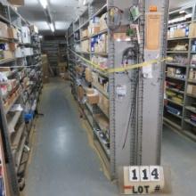 Shelves w/Contents:  Rear View Mirror, Water Pump, Media Center, 'U' Joints, Brake Hoses, Thermostat