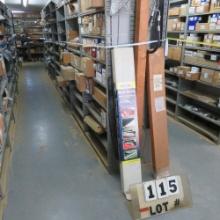 Shelves w/Contents:  Gaskets, A/C Parts, Fuel Pump Water Pump, Brake Parts, Rotors, Pads, Brake Boos