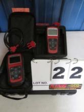 (2) Tire Pressure Monitors New Generation Mdl. #TPMS TS508 & Autel Mdl. #TS401
