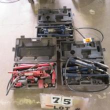 (3)  4-Ton Port-a-Powers w/Accessories