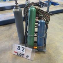 Cutting Torch Outfit w/Tanks, Hose & Torch Regulators
