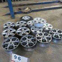 5-Lug Jeep Wheels,  (4) 8"x20", (5) 7"x18", (1) 16" w/Tire, (4) Used 8"x20"