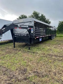 2015 36x7 Gooseneck brand trailer