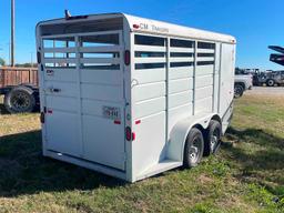 2017 CM  BUMPER PULL 3 HORSE