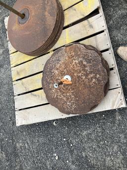 22" notched disc blades