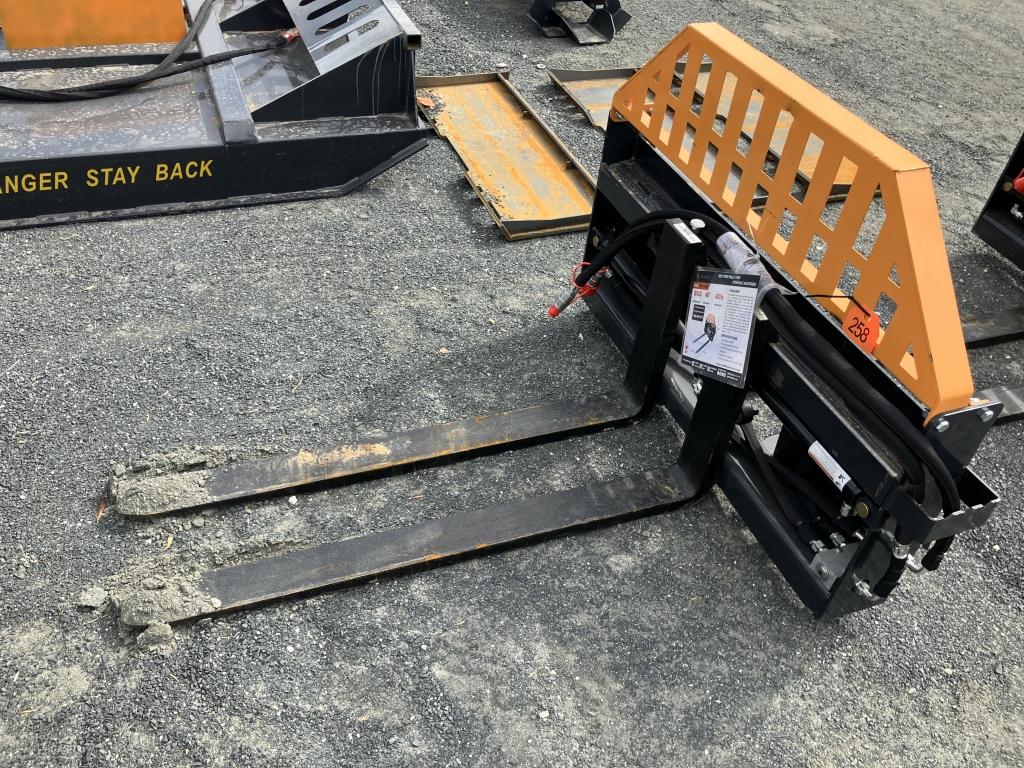 wolverine ss hydrolic pallet forks unused