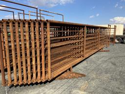 24ft free standing panels w/ 1 12ft gate