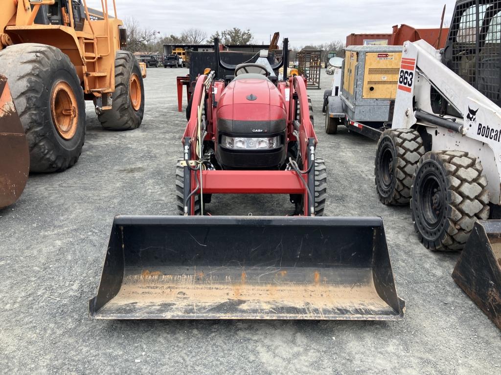 case IH L340A tractor w/ loader showing 154 hrs sn# G38RF000229  ( clean tractor )