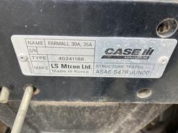 case IH L340A tractor w/ loader showing 154 hrs sn# G38RF000229  ( clean tractor )