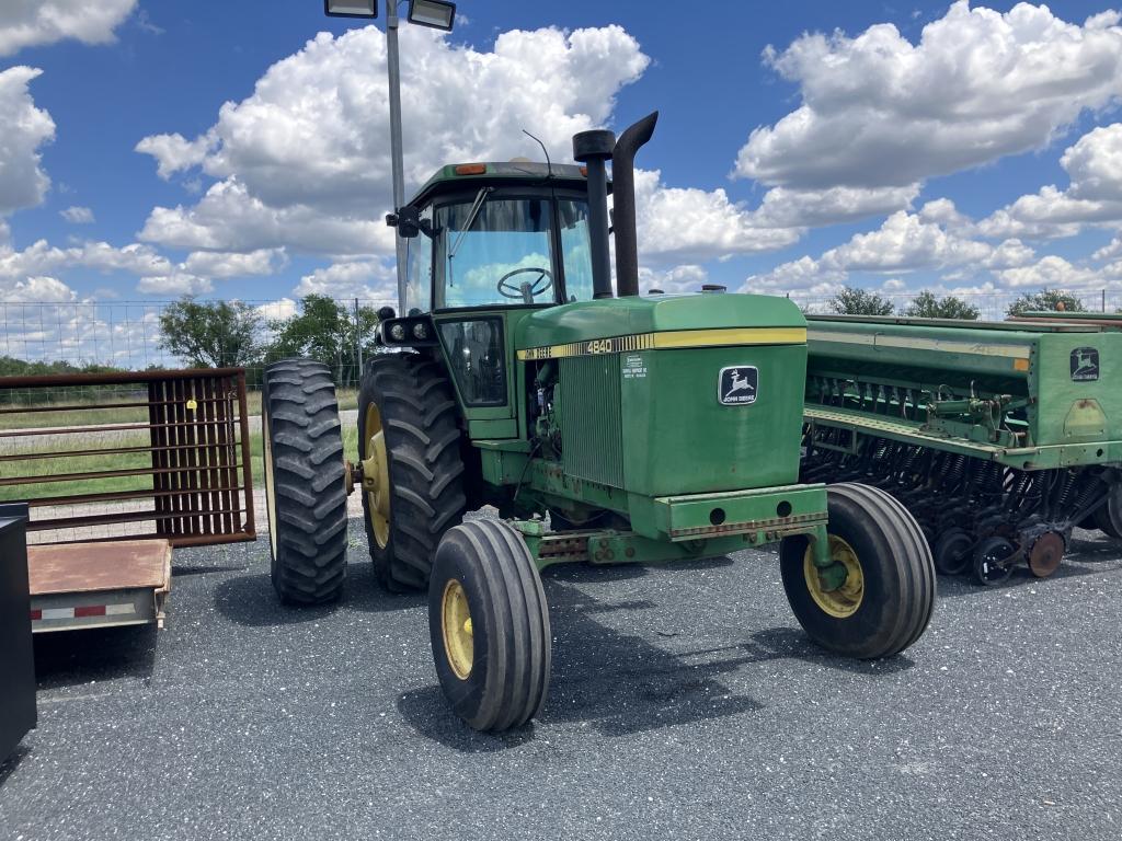 JD 4840 TRACTOR POWERSHIFT W/DUALS 3736 HRS RUNS & SHIFTS CORRECT GOOD TRACTOR
