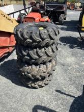 4 POLARIS TIRES & WHEELS