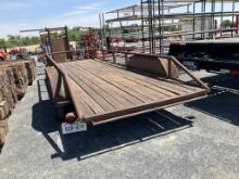16FT BUMPER PULL TRAILER W/LIC REC