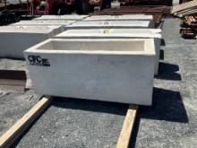 CONCRETE WATER TROUGH 5'X2'
