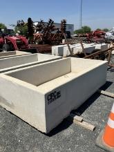 CONCRETE WATER TROUGH 8'X4'