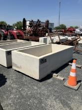 CONCRETE WATER TROUGH 8'X4'