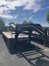 2011 SURE PULL 32FT GOOSENECK TRAILER W/TITLE VIN#143063