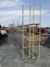 LONG PORTABLE -AJUSTABLE TIRE RACKS