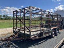 16FT LIVESTOCK TRAILER NO PAPER