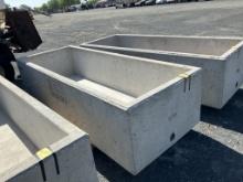 CONCRETE 250 GAL WATER TROUGH