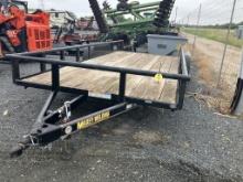 MAXEY 18FT UTILITY TRAILER W/TITLE NICE TRAILER VIN#32761